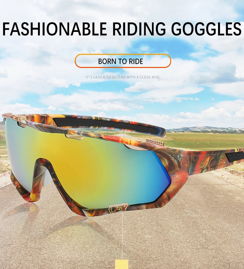 Cycling Sunglasses UV400 Glasses Outdoor Sport Goggles Fishing Running Hiking Riding Racing