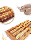 1 Piece Wooden Foot Roller Wood Care Massage Reflexology Relax Relief Massager Spa Gift Anti Cellulite Foot Massager Care Tool