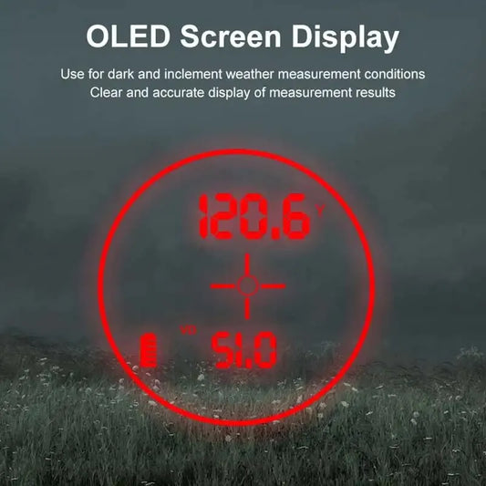 7X Laser Rangefinder 2000 Yard With OLED Red Display And 4 Modes