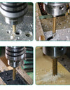 6pc Cobalt Drill Bit Set Spiral Screw Metric Composite Tap Twist Drill Bit Set Multi-function Metal Special Tap Drill Bit