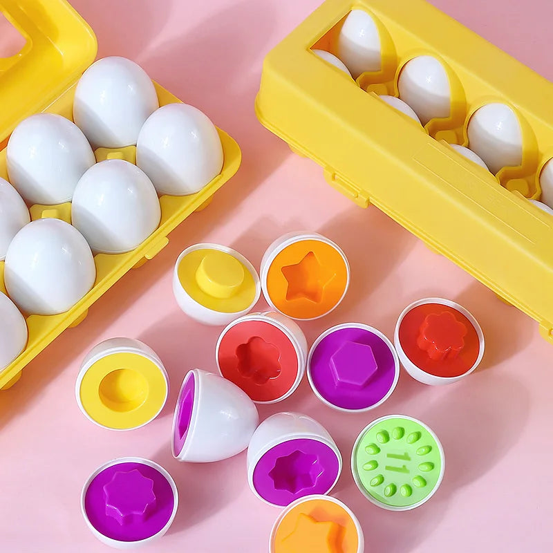 Montessori Games  toy Smart Egg Shape Match Puzzle For s   Development Toy Educational Toy For  1 2 3 4 Year