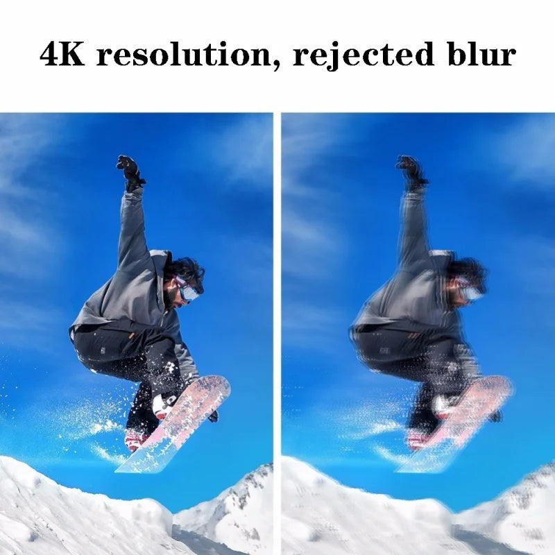 4K WiFi Action Camera with 2 Inch Display and 30M Waterproof Housing