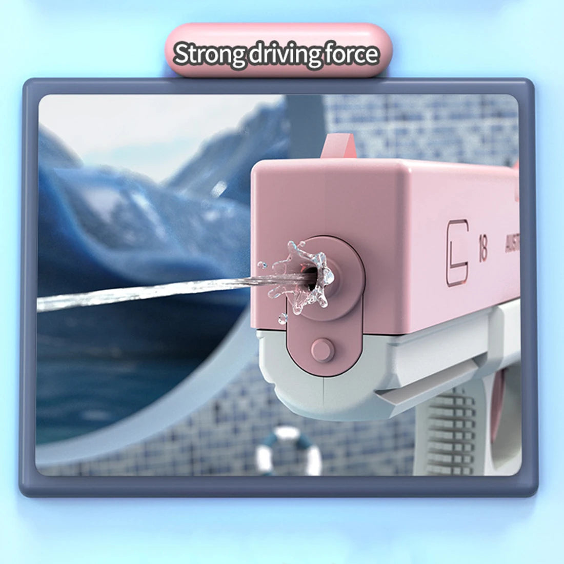 Electric Water Spray Toys Bursts High-pressure Strong Charging Energy Water Automatic Toy