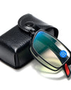 Folding Reading Glasses Unisex Ultralight Resin Presbyopic Eyeglasses Portable Anti Blue Ray Vision Care Reader Eyewear With Box