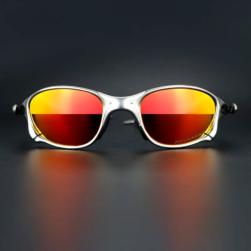 Polarized Metal Cycling Sunglasses UV400 Riding Eyewear