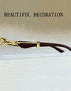 Square Sunglasses For Men New Luxury Vintage Designer Rimless Trendy Fashion Glasses Gafas De Sol Hombre