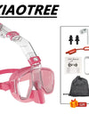 Underwater Snorkeling Half face Face  Swimming Mask Set Scuba Diving Respirator Masks Anti Fog Safe Breathing for Adult