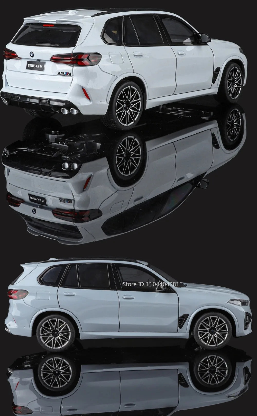 1:18 X5M Honda Accord Car Toys Alloy Diecast Models Shock Absorption Doors Opened Front Wheel Steering Vehices Desktop Ornament