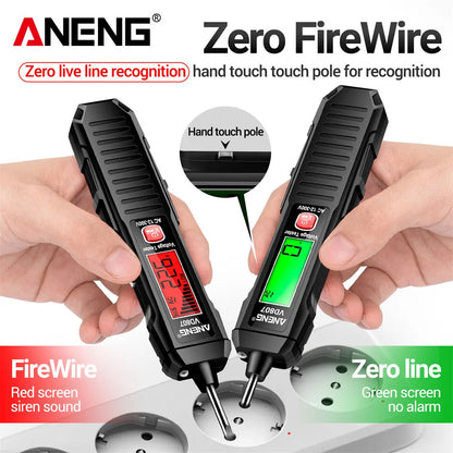 One-word Induction Portable 50/60Hz Smart Electric Pen Tester NCV Sensor AC 12-300V Non-contact Wire Detector Tools