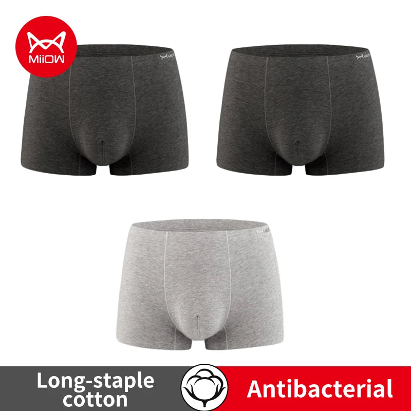 3-Pack Men’s Graphene Antibacterial Boxer Shorts – Comfortable & Durable