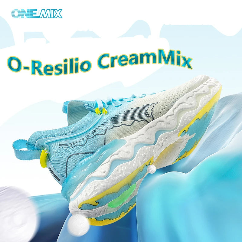 Style Color O-Resilio CreamMix Road Running Shoes for Man Lightweight Cushioning Men Training Outdoor Sneakers