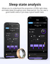 R03 Smart Ring Men Women, Battery Life 39 Days, Health Monitor, IP68 & 5ATM Waterproof, Multi-sport Mode