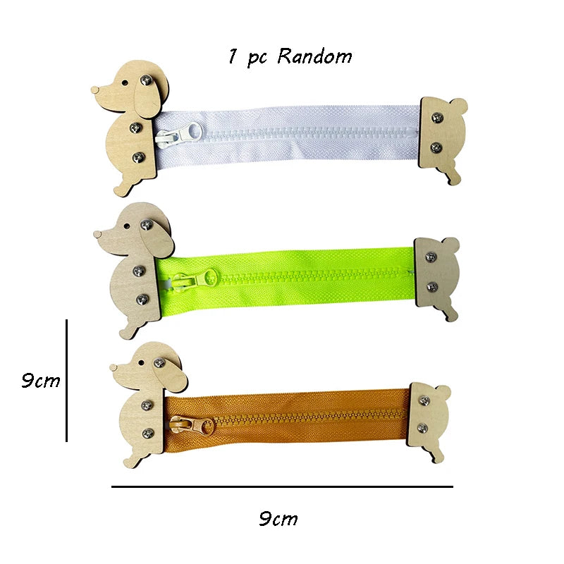 Montessori Busy Board DIY Accessories Wooden Toys Busyboard  Fine Motor Skills Activity Board Educational Toys for
