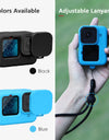 for Gopro Hero 12 11 10 Black Soft Silicone Case for Go pro Hero 10 9 Silicone Protective Full Cover Shell Camera Accessorie