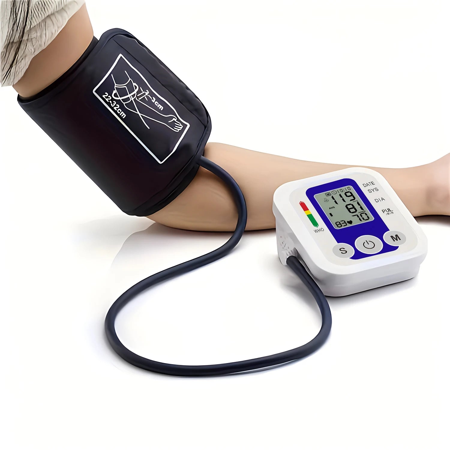 USB Digital Sphygmomanometer Medical Health Detector Home Upper Arm Blood Pressure Measur Adult kid Pulse Monitor