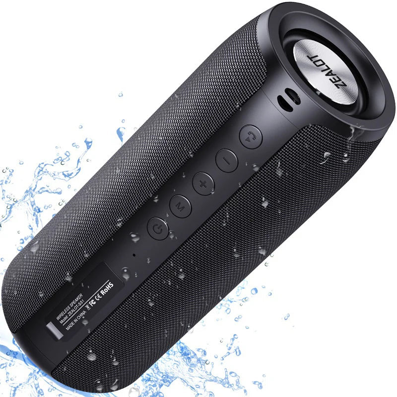 Powerful Bluetooth Speaker Bass Wireless Speakers Subwoofer Waterproof Sound Box Support TF, TWS, USB Flash Drive