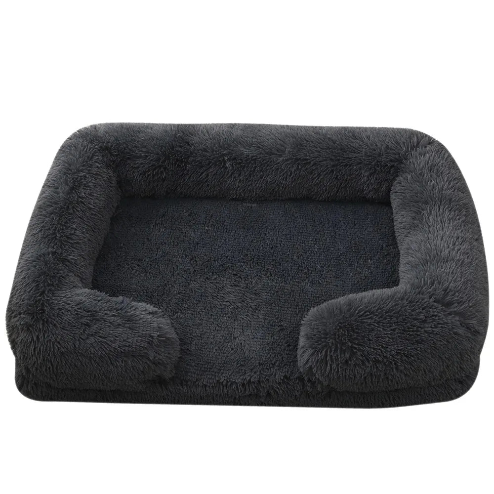 Winter Plush Pet Bed Sofa for Dogs and Cats