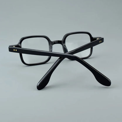 Vintage Acetate Glasses Frame Square Prescription Myopia Eyeglasses Frame Retro Luxury Brand Designer Spectacles