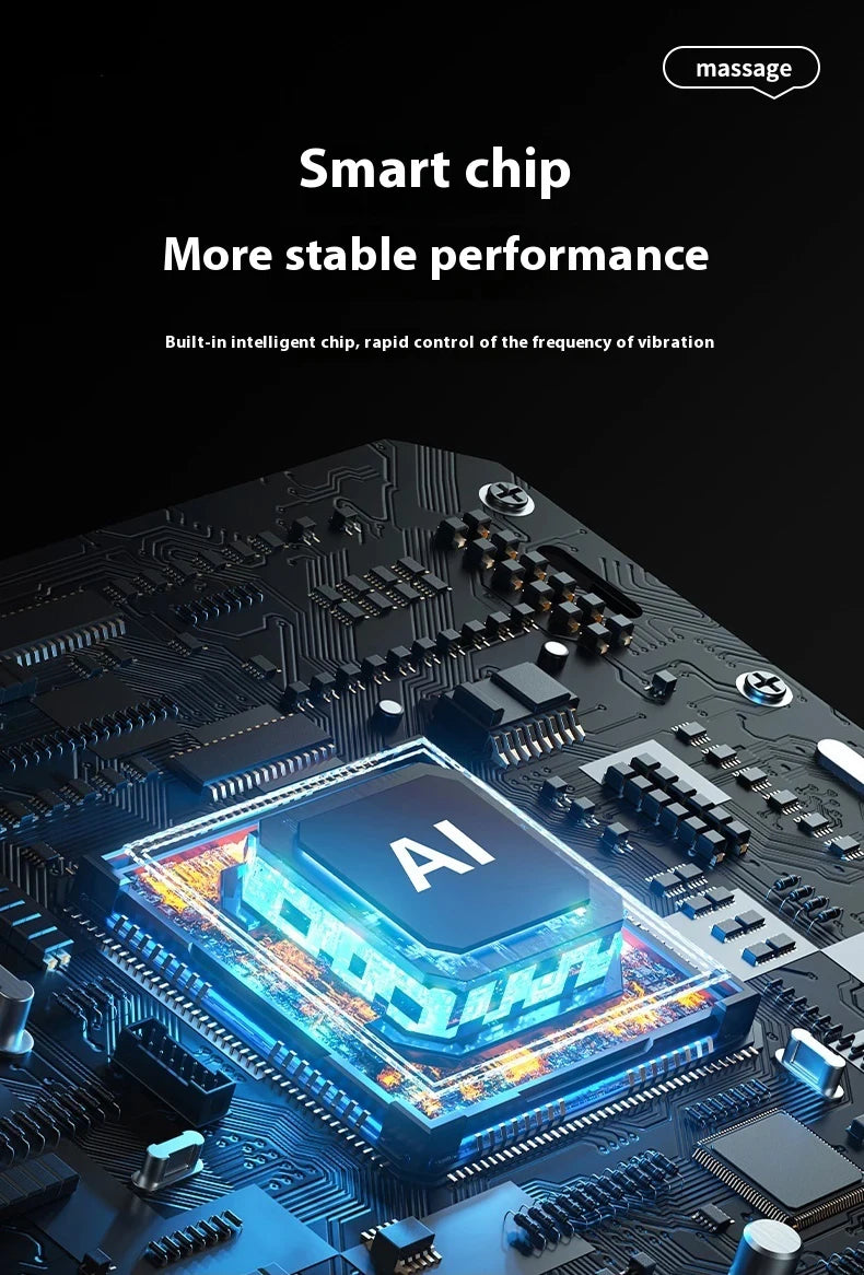 Portable Fascia  Muscle Massager  Four-head High Frequency Neck Shoulder Waist Massage Machine Professional Fascia Massage