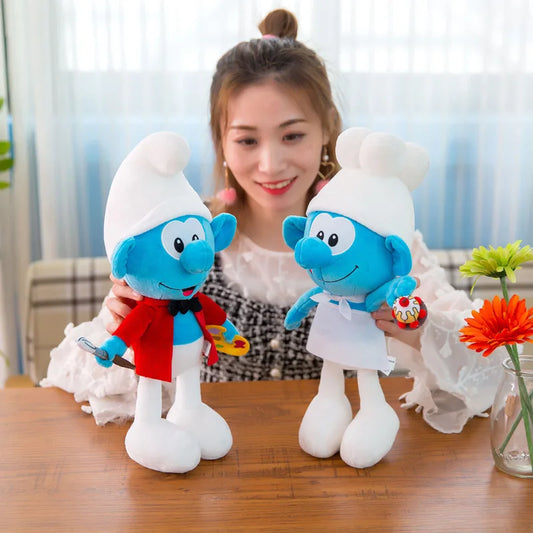 Cartoon Smurf Plush Stuffed Doll