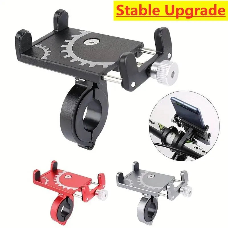 Bicycle Phone Holder Mount Universal Mobile Cell Metal Riding MTB Motorcycle Stand Bracket Bike Moto Handlebar Antislip Clip