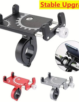 Bicycle Phone Holder Mount Universal Mobile Cell GPS Metal Riding MTB Motorcycle Stand Bracket Bike Moto Handlebar Antislip Clip