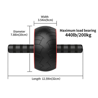 Ab Rollers Wheel Widened Silent Detachable Abdominal Wheel Roller Exercise Training Equipment for Gym Strength Workouts