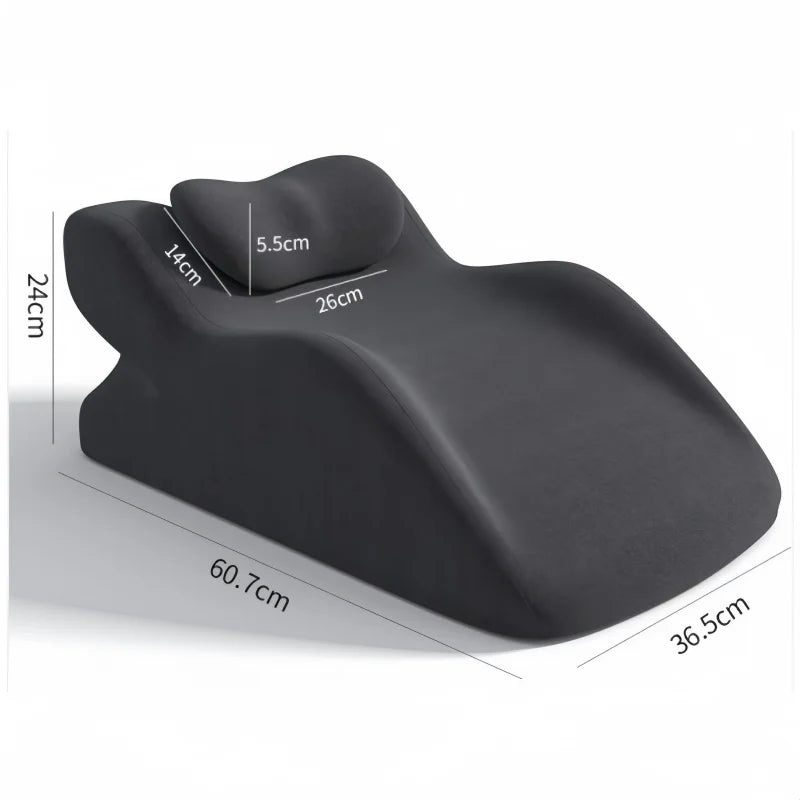 Relaxing Prone Pillow Face Down Pillow Ergonomic Memory Foam Sleeping Pillow Bed Soft Wedge Support For Reading Use Phone