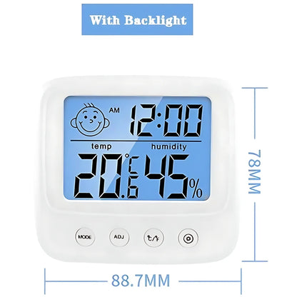 Mini LCD Thermometer Hygrometer Digital Therm Humidity Meter Sensor Indoor Electronic Home Moisture Tester Gauge Kitchen Bedroom