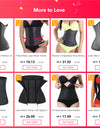 Latex Rubber Waist Trainer Body Shaper Women Hook Zipper Bustiers Waist Cincher Tops Slimming Shapewear Girdle Slim Belt