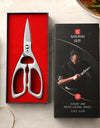 Kitchen Scissors One Piece 3Cr13 Stainless Forged Steel Kitchen Powerful  Multi-Function Chicken Bone Kitchen Shears