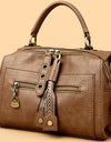 Handbags High Quality Leather Shoulder Bags Designer Solid Color Handbag