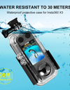 for Insta360 X3 30m Underwater Waterproof Diving Housing Case Cover for Insta360 X3 Panoramic Camera Accessories