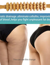 Wood Roller for Stomach Cellulite, Wooden Therapy Massage Tools for Body Shaping,Wood Rolling Massage Stick for Back Pain Relief