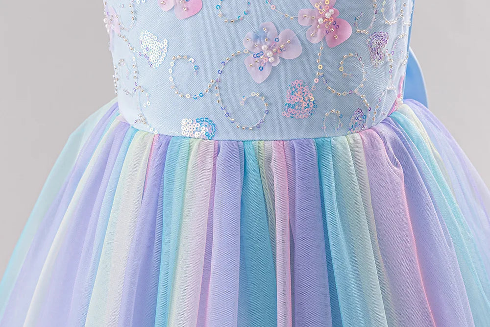 Girls Princess Dress - Fluffy Tulle Ball Gown for 1st Birthday/Wedding/Pageant | Flower Girl Party Dress