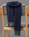 Classic lattice men soft shawl plaid scarves shawl wraps shawl neckerchief headband muffler
