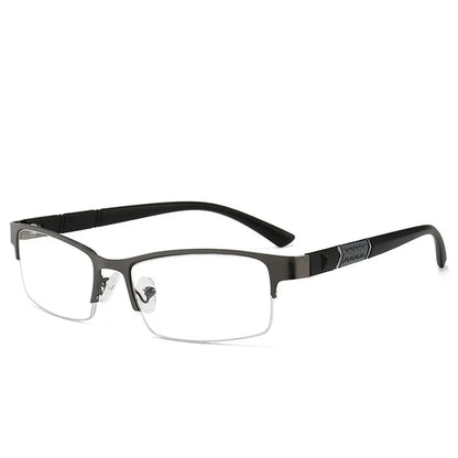 Half-frame Reading Glasses High Quality Business Glasses Presbyopia Eyeglasses 1.0 2.0 3.0