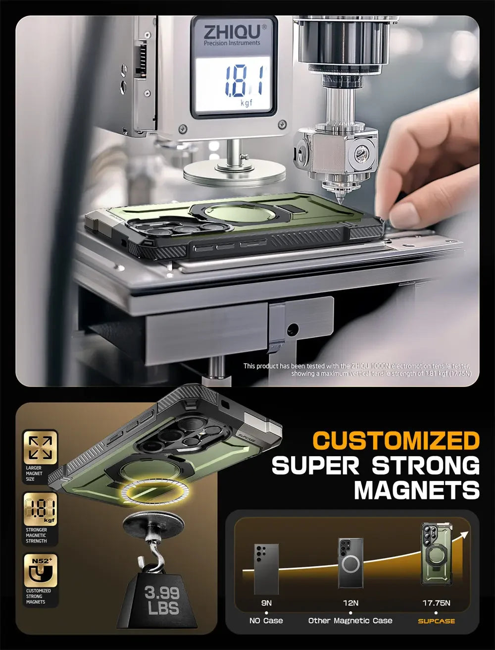 For Samsung Galaxy S25 Ultra Case 6.9" 2025 SUPCASE UB Grip Anti-Scratch Heavy Duty Rugged  Phone Case with Kickstand