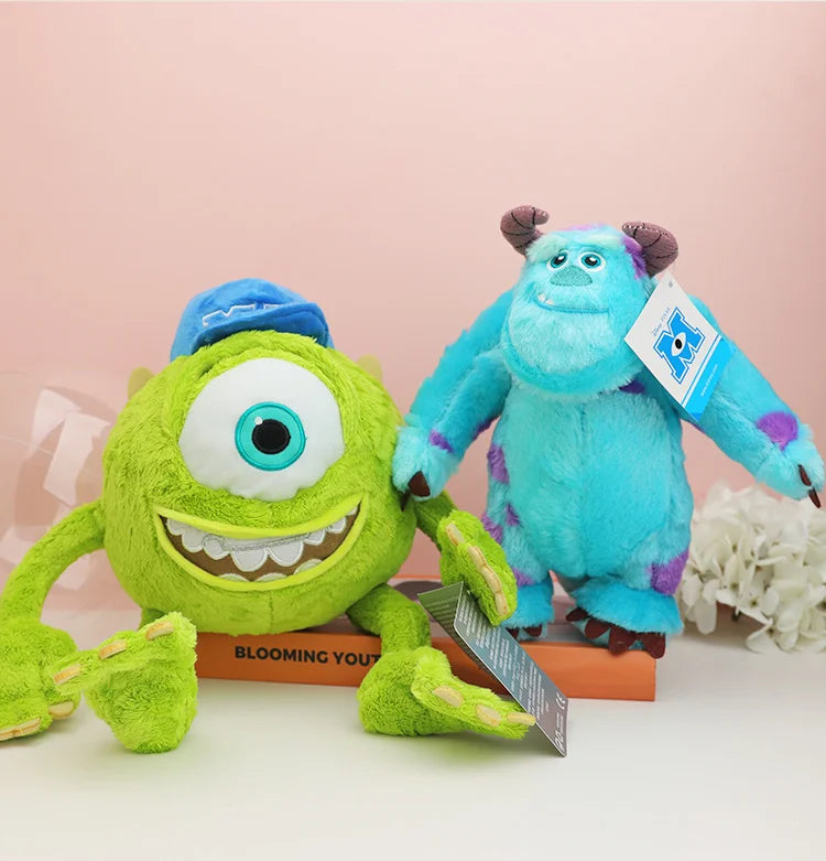 Fluffy Kawaii Sulley Mike Wazowsky Monsters University Stuffed Plush Animals Toy Sets Cute Pixar Doll For Boy Girl Birthday Gift