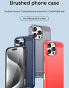For iPhone 16 Pro Max Case Silicone Carbon Fiber Protector Case For iPhone 16 Pro Max Cover Shockproof Rubber TPU Cover Case