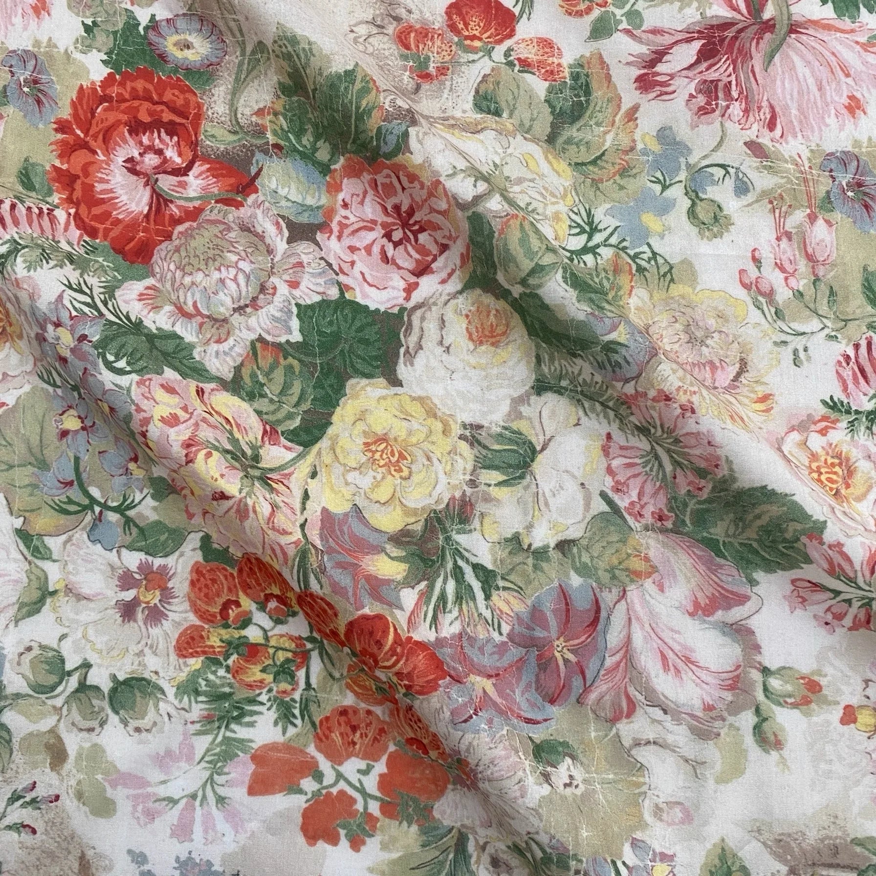 1/5M 100% Cotton tana lawn fabric 80S Like Liberty Fabric parchment petals Sewing children's clothes shirt dress handmade fabric