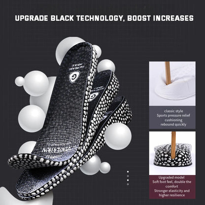 1Pair Height Increase Insoles Templates Men Women Shock Absorption Boost Shoes Insole for Feet 1.5cm/2.5cm/3.5cm Growing Sole