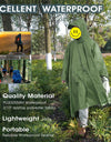 3 In 1 Outdoor Military Waterproof Raincoat Rain Coat Men Raincoat Women Awning From The Rain Motorcycle Rain Poncho Picnic Mat