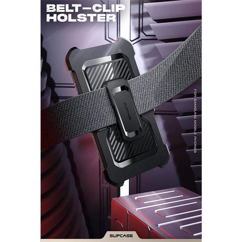 For Samsung Galaxy S23 Ultra Case 2023 UB Pro Full-Body Dual Layer Rugged Belt-Clip Case with Built-in Screen Protector