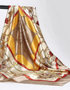 Scarves For Women Print Silk Satin Head Scarf Female Luxury Brand Square Shawl Large Hijab Scarfs