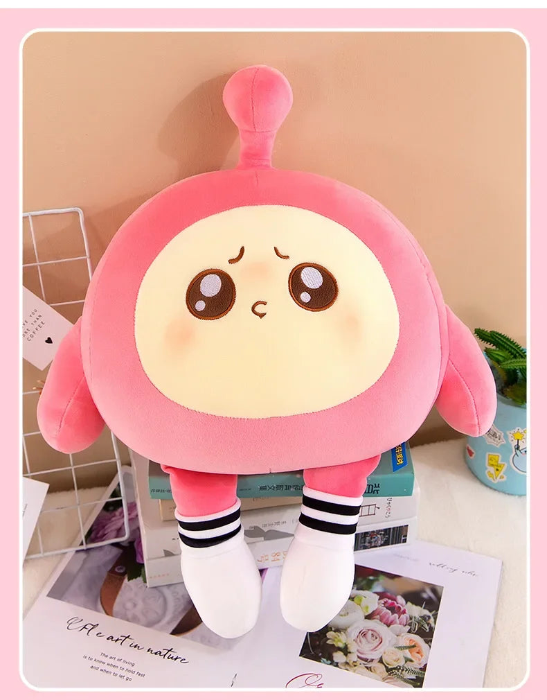Kawaii Egg Party Oversize Plush Doll Plush Toys Children Soft Stuffed Pillow Doll Room Decoration Children's Girls Birthday Gift