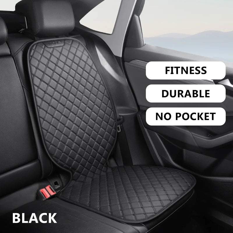 PU Leather Car Seat Protection Mat Car Seat Protector for Child Universal Car Safety Seat Mat Auto Security Rear Seat Covers