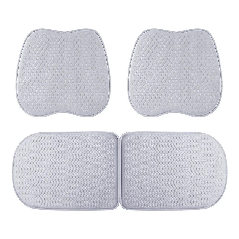 Summer Car Seat Covers TPE Cold Gel Seat Pad 3D Honeycomb Cool Seat Cushion Anti-Slip Auto Seat Covers Cooling Seat Mat
