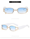 Sunglasses Fashion Rectangle Mens Womens Steampunk Sunglasses UV400 Outdoor Riding Fishing Party Glasses