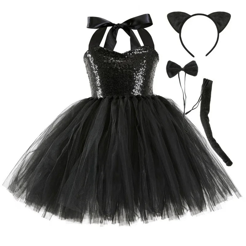 Animal Cosplay Tutu Dress with Accessories Party Costume